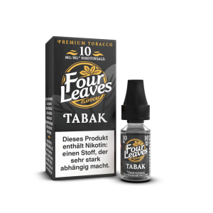 Four Leaves - Tabak - Nikotinsalz Liquid 10 mg/ml