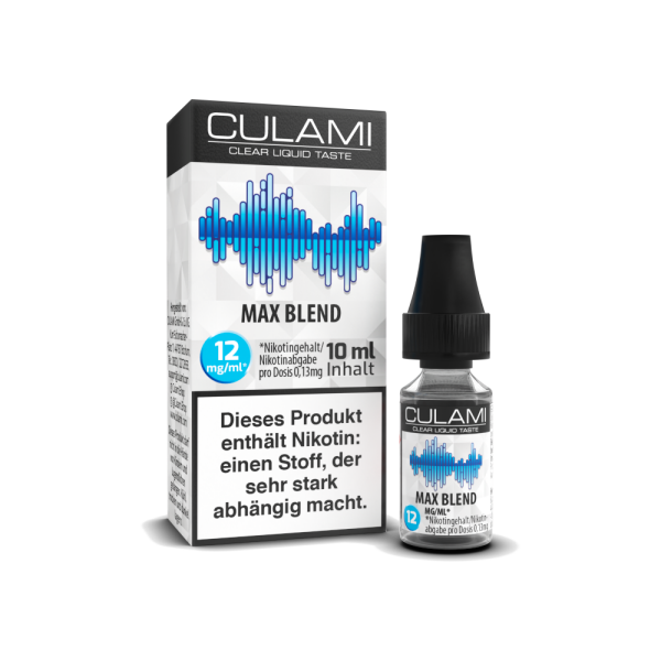 Culami - Max Blend E-Zigaretten Liquid 12 mg/ml 5er Packung