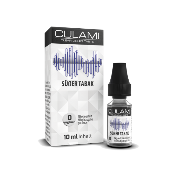 Culami - Süßer Tabak E-Zigaretten Liquid 0 mg/ml 5er Packung