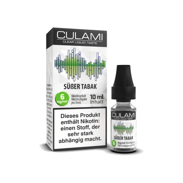 Culami - Süßer Tabak E-Zigaretten Liquid 6 mg/ml 5er Packung