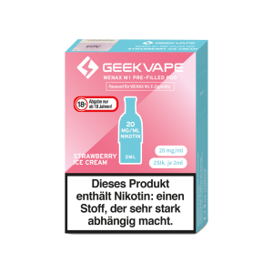 GeekVape - Wenax M1 Pod Strawberry Ice Cream 20 mg/ml (2...