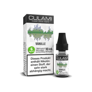 Culami - Vanille E-Zigaretten Liquid 6 mg/ml 5er Packung