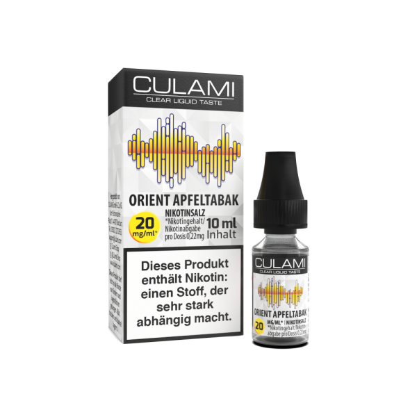 Culami - Orient Apfeltabak - Nikotinsalz Liquid 20 mg/ml 5er Packung