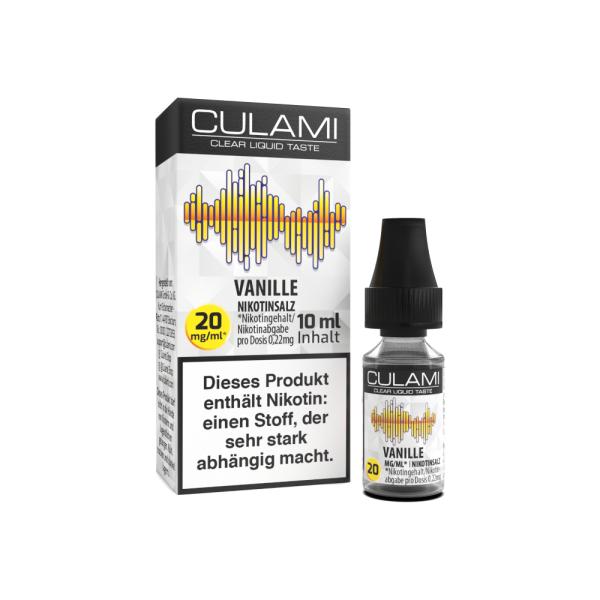 Culami - Vanille - Nikotinsalz Liquid 20 mg/ml 5er Packung