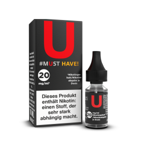 Must Have- U - Nikotinsalz Liquid 20 mg/ml 5er Packung