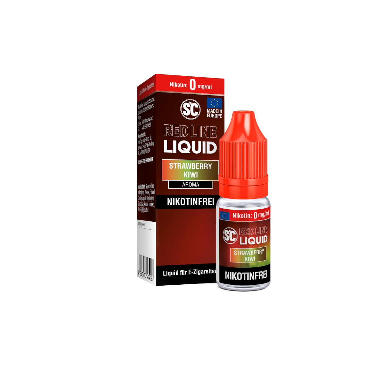 SC - Red Line - Strawberry Kiwi - Nikotinsalz Liquid